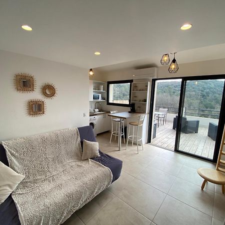 Studio Au Calme, Grande Terrasse Avec Vue Vallee Ginasservis Eksteriør billede