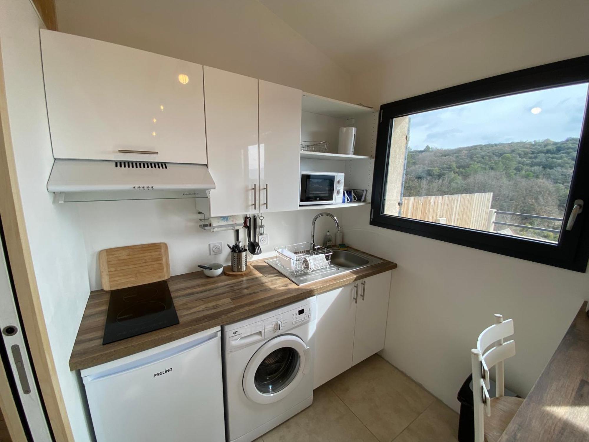 Studio Au Calme, Grande Terrasse Avec Vue Vallee Ginasservis Eksteriør billede